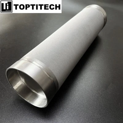 डबल ओपन एंड के साथ सिंटर्ड टाइटेनियम फ़िल्टर ट्यूब